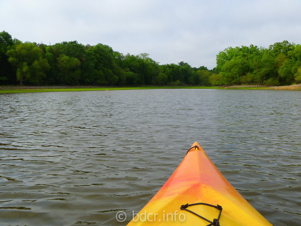 Heading towards the south end of the reservoir, near the golf course.